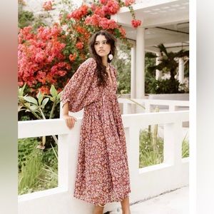 Daughters of India Kyra Midi Dress - Sumac